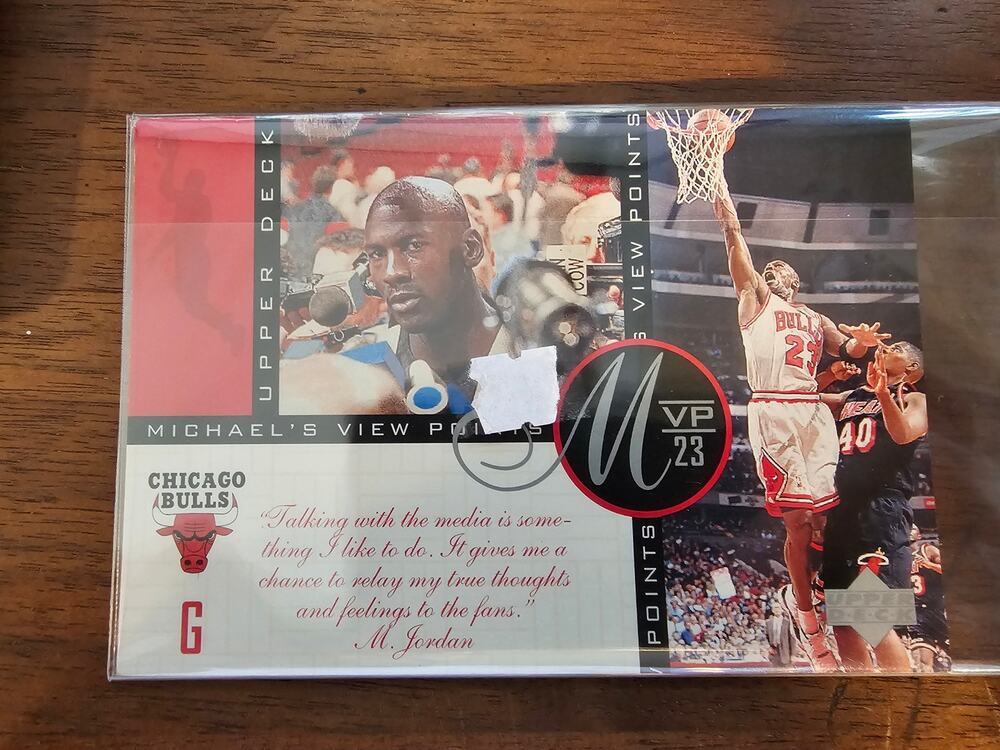 Michael Jordan 1997 Upper Deck #VP9 - View Points - NBA - Jumbo